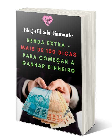 Capa 01 PDF Afiliado Diamante 100 Dicas de Renda Extra - Ebook - Negocio Online do Zero